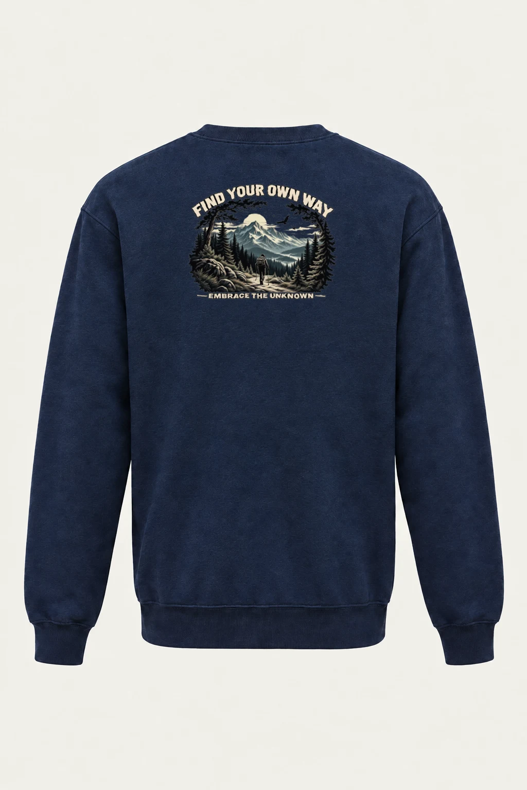 "Find Your Own Way" Heavy Blend Unisex Crewneck Sweatshirt | Gildan 18000