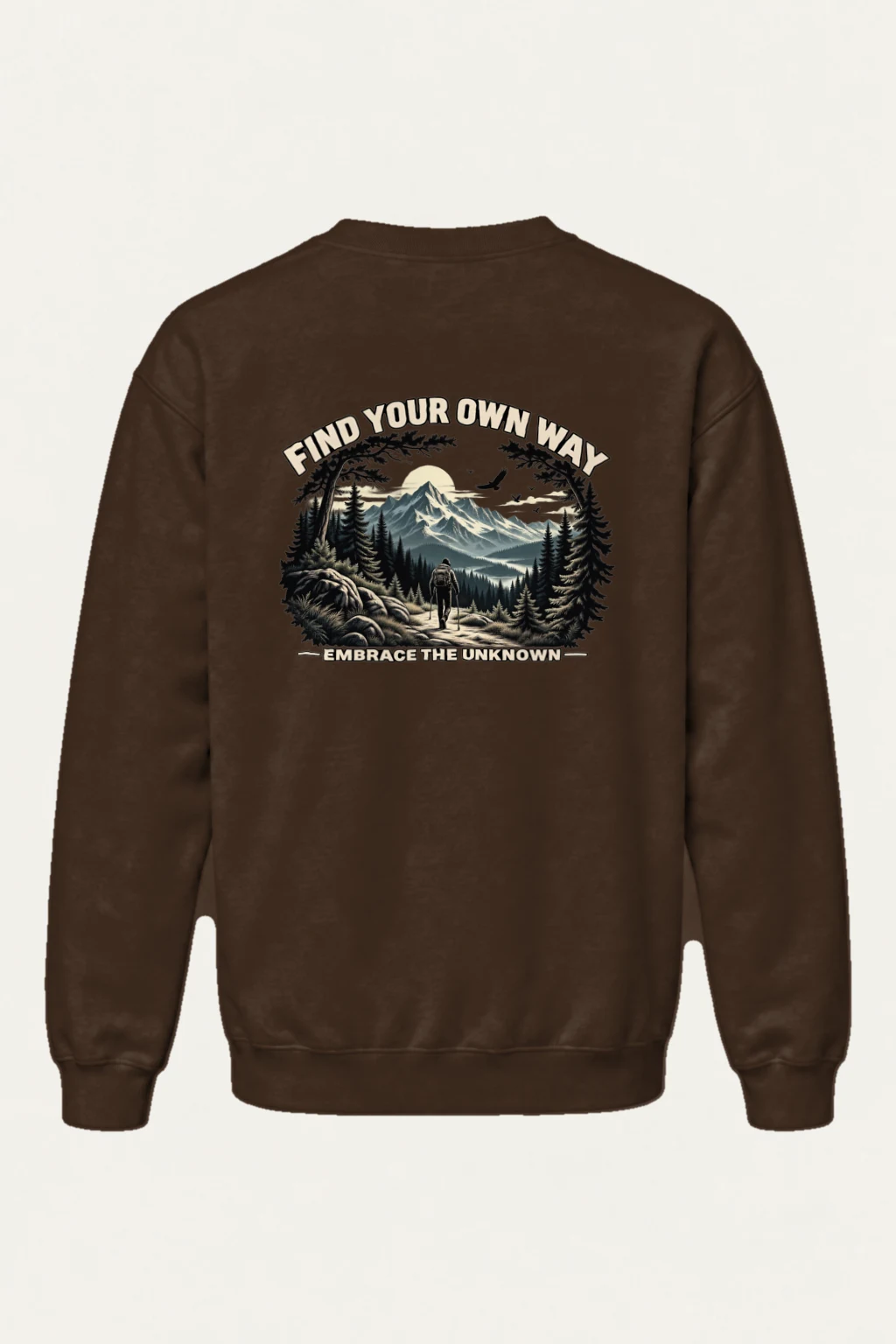"Find Your Own Way" Heavy Blend Unisex Crewneck Sweatshirt | Gildan 18000