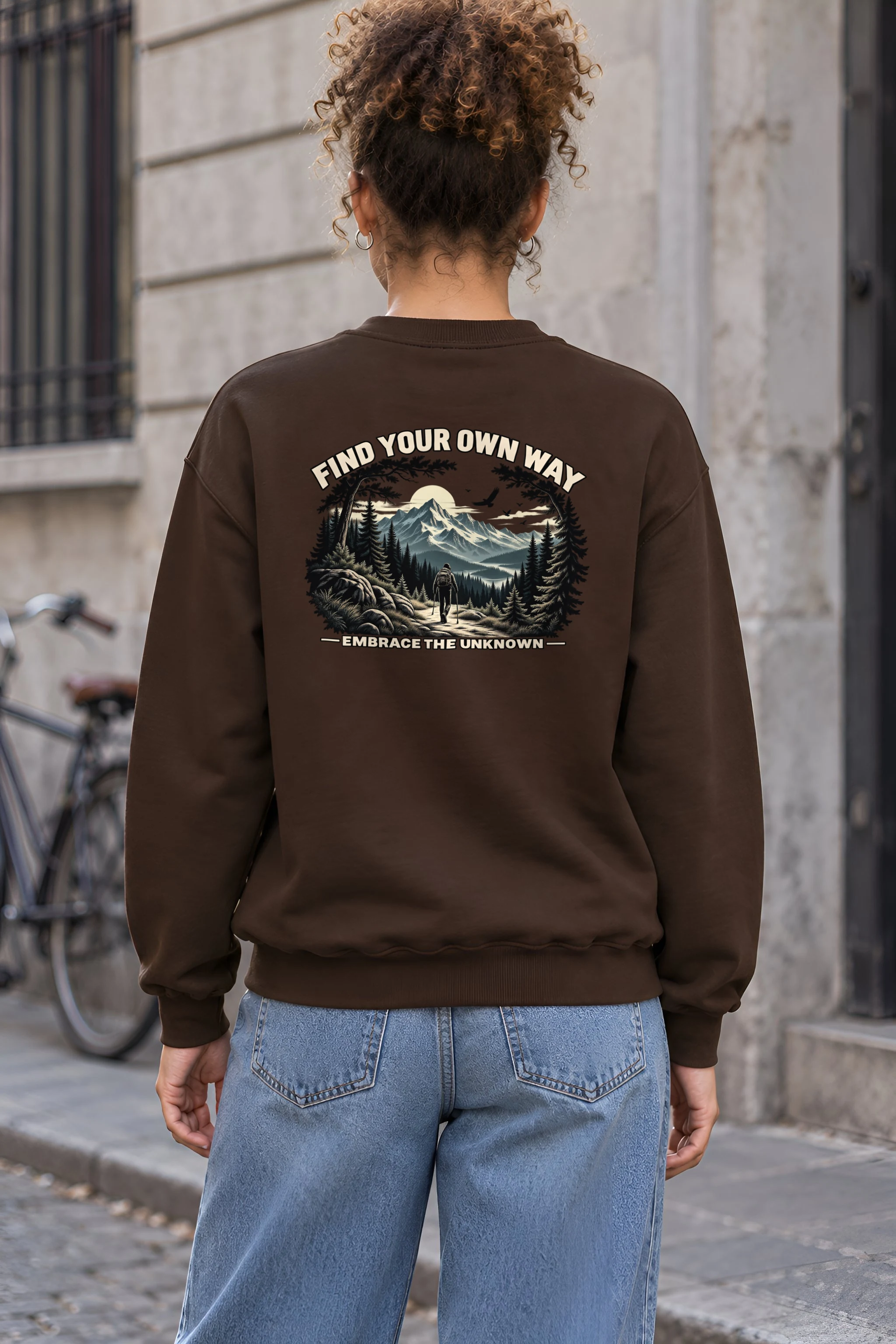 "Find Your Own Way" 1 Crewneck Sweatshirt