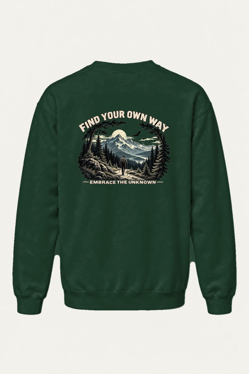 "Find Your Own Way" Heavy Blend Unisex Crewneck Sweatshirt | Gildan 18000