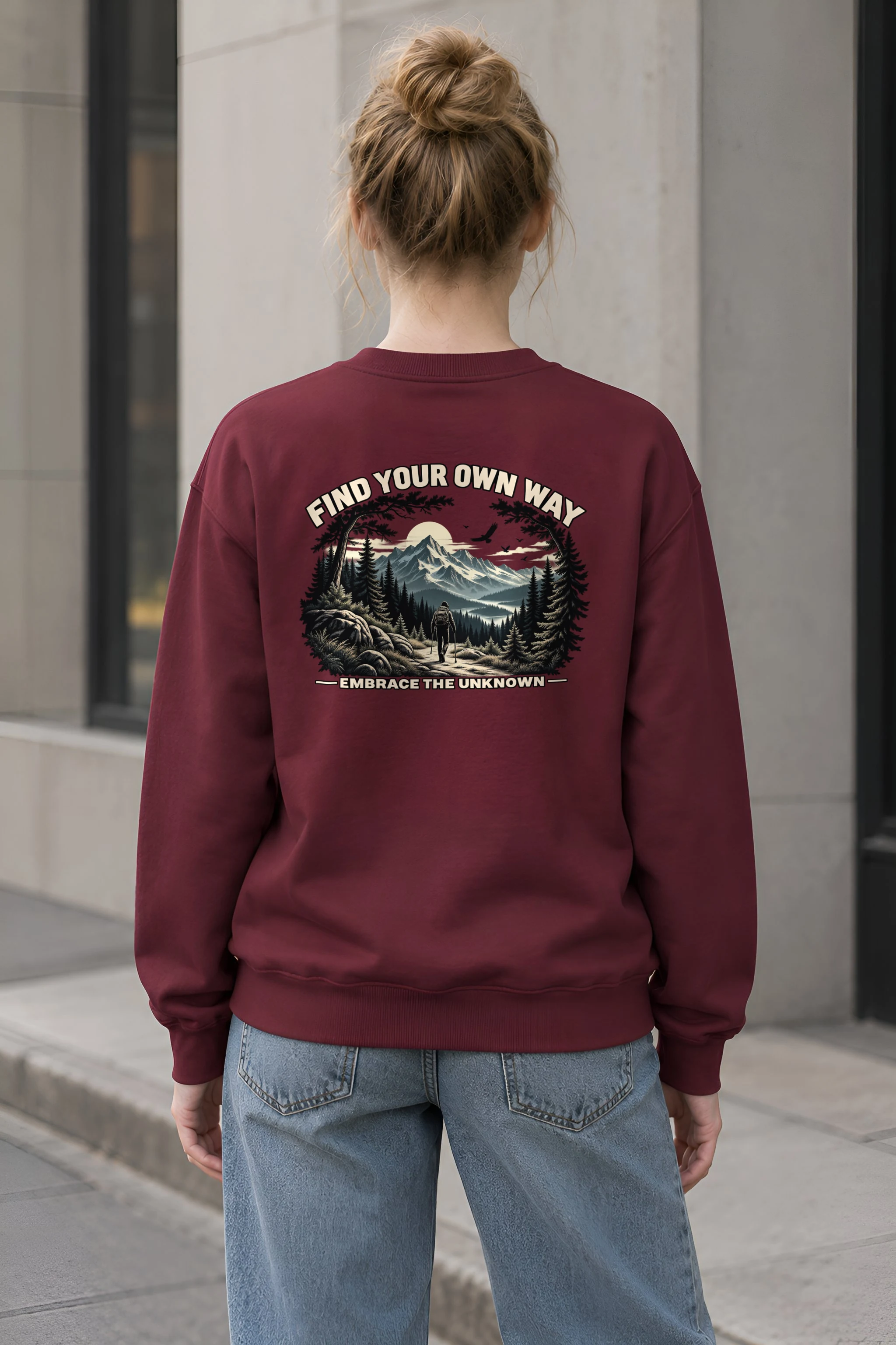"Find Your Own Way" 1 Crewneck Sweatshirt