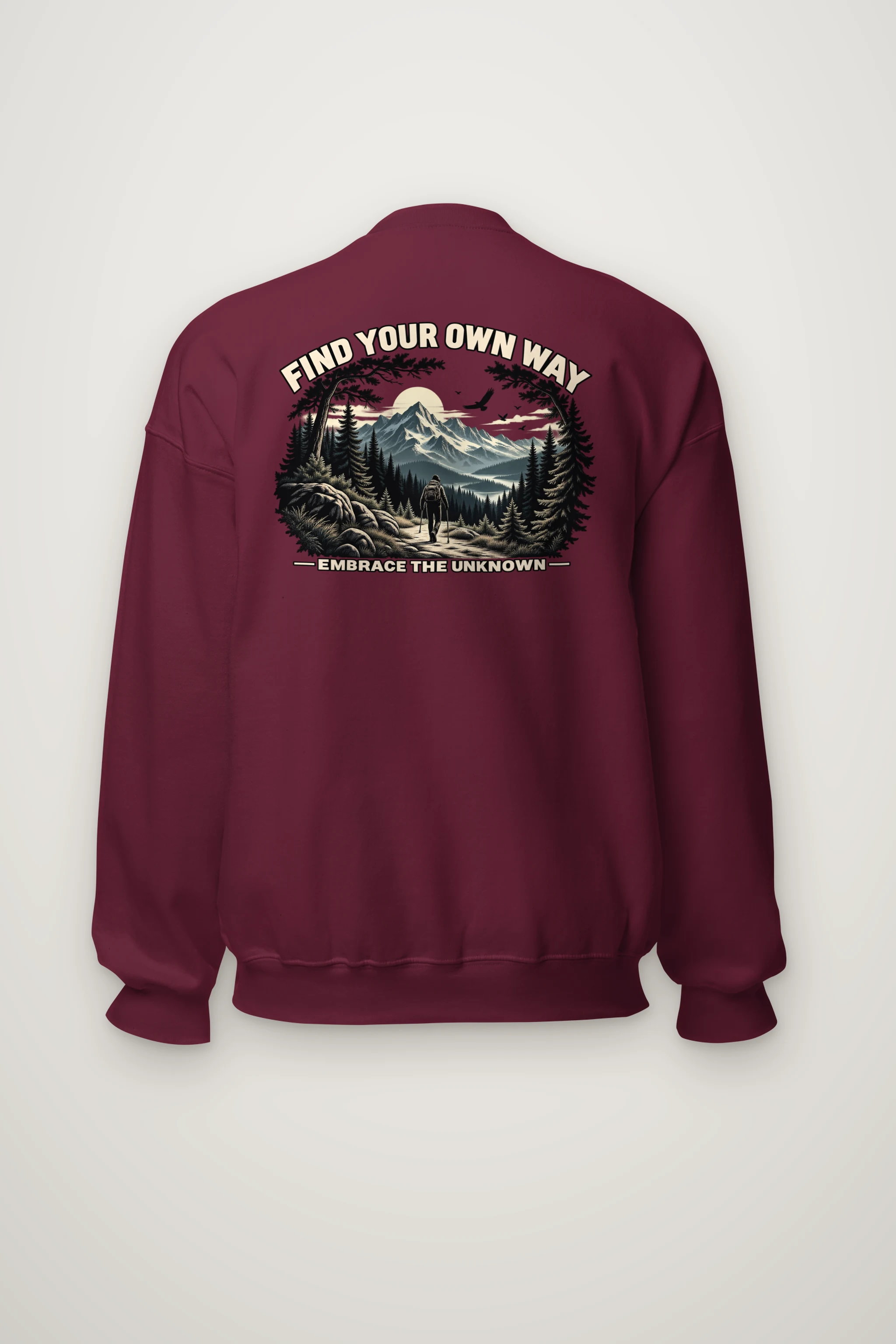 "Find Your Own Way" Heavy Blend Unisex Crewneck Sweatshirt