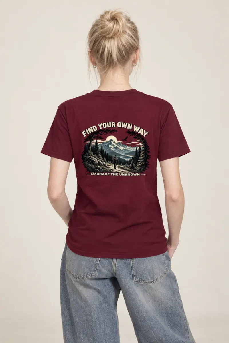 "Find Your Own Way" Heavyweight Unisex Crewneck T-shirt