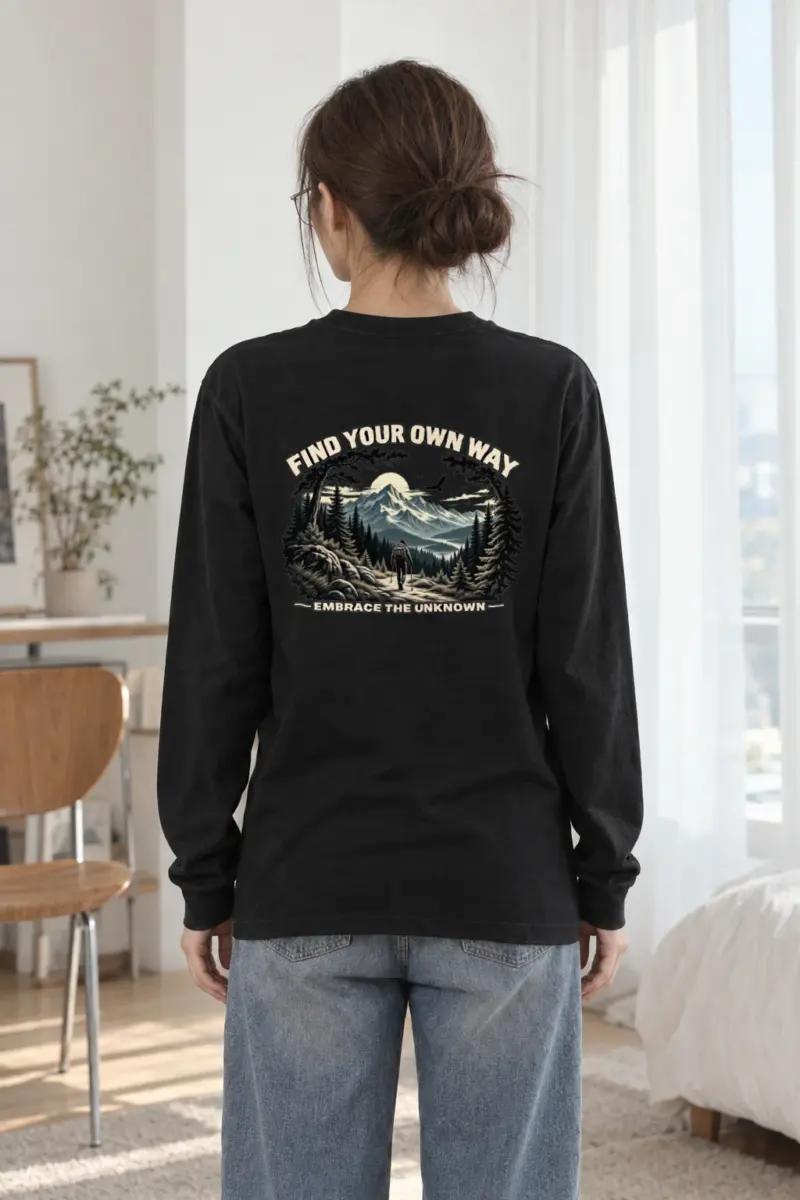 "Find Your Own Way" Unisex Longsleeve T-shirt