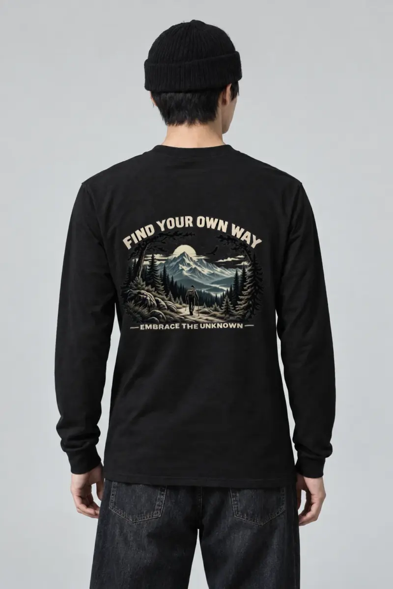 "Find Your Own Way" Unisex Longsleeve T-shirt | Gildan 2400
