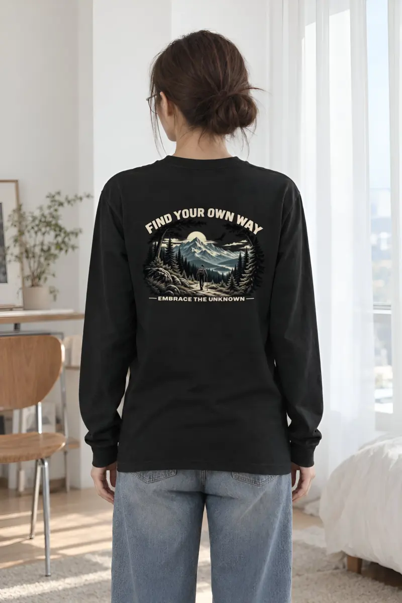 "Find Your Own Way" Unisex Longsleeve T-shirt