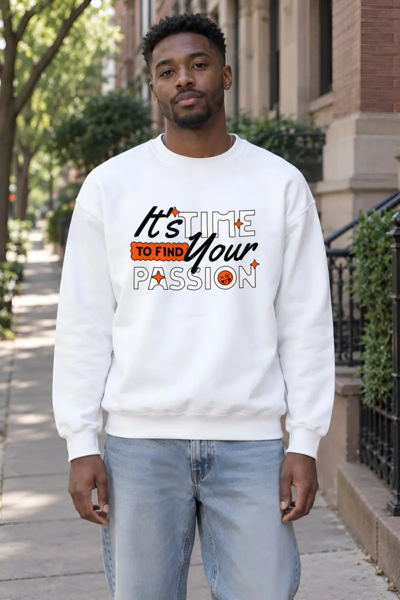 "Find Your Passion" Heavy Blend Unisex Crewneck Sweatshirt