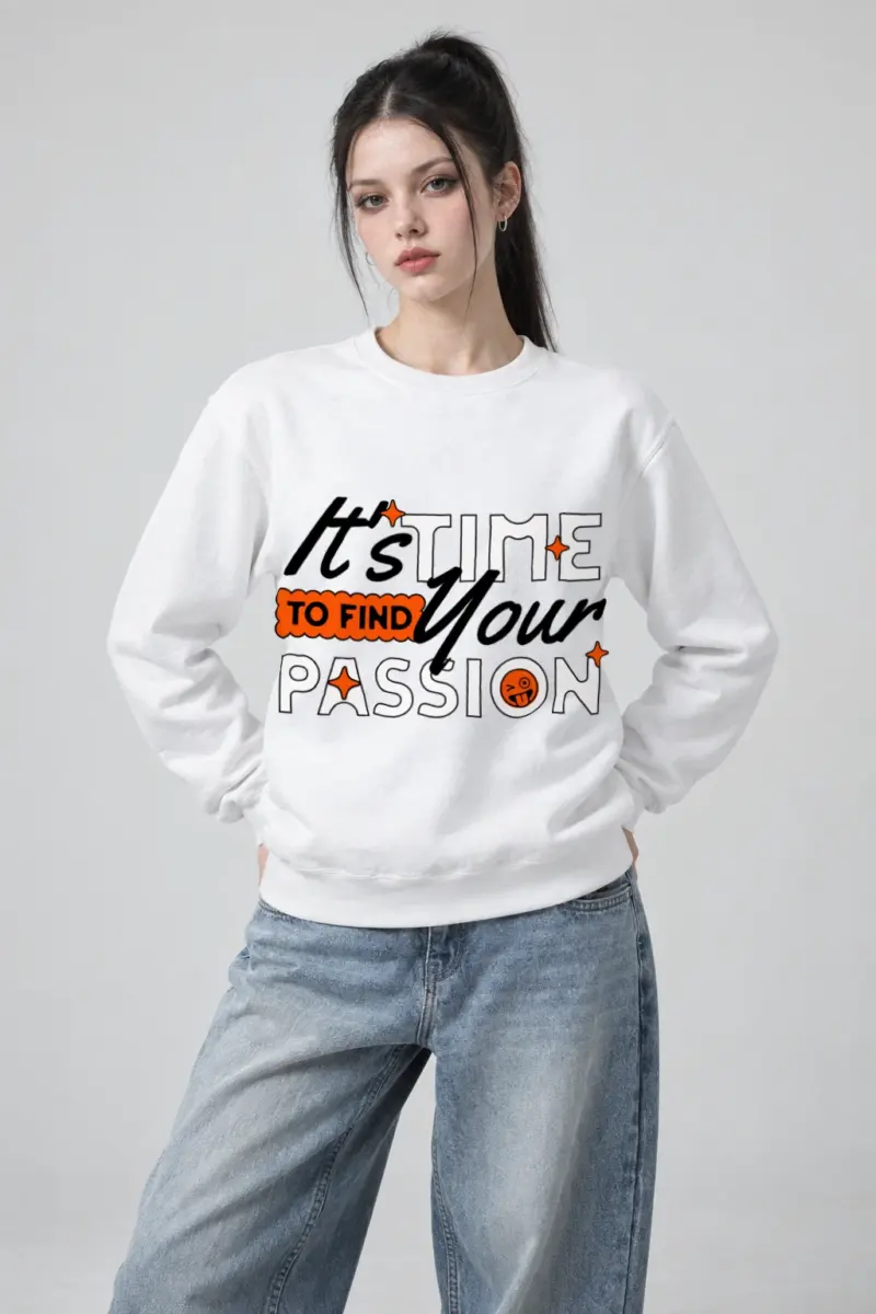 "Find Your Passion" Heavy Blend Unisex Crewneck Sweatshirt