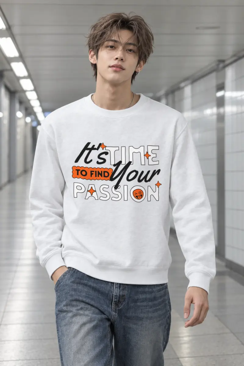 "Find Your Passion" Heavy Blend Unisex Crewneck Sweatshirt