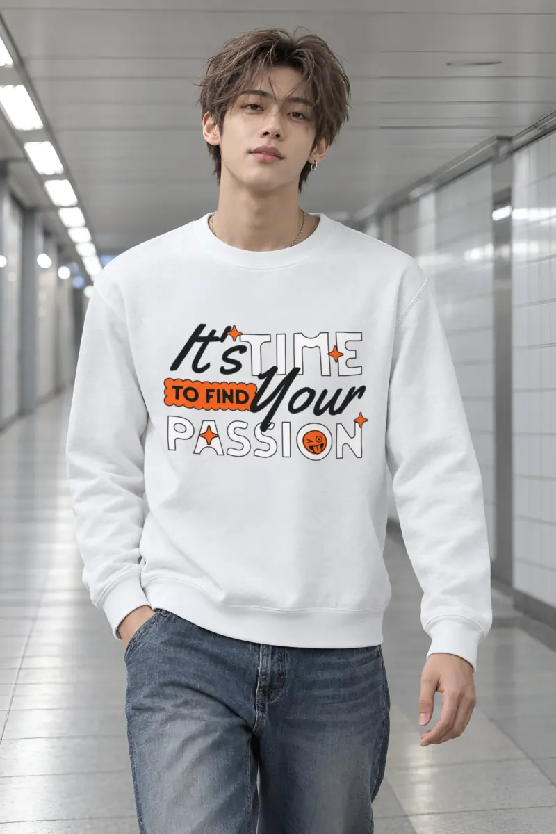 "Find Your Passion" Heavy Blend Unisex Crewneck Sweatshirt