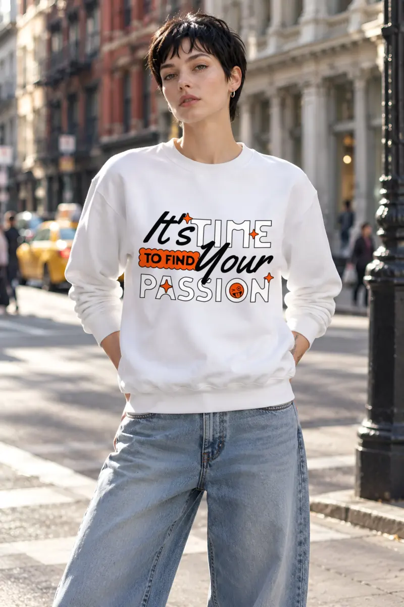 "Find Your Passion" Heavy Blend Unisex Crewneck Sweatshirt