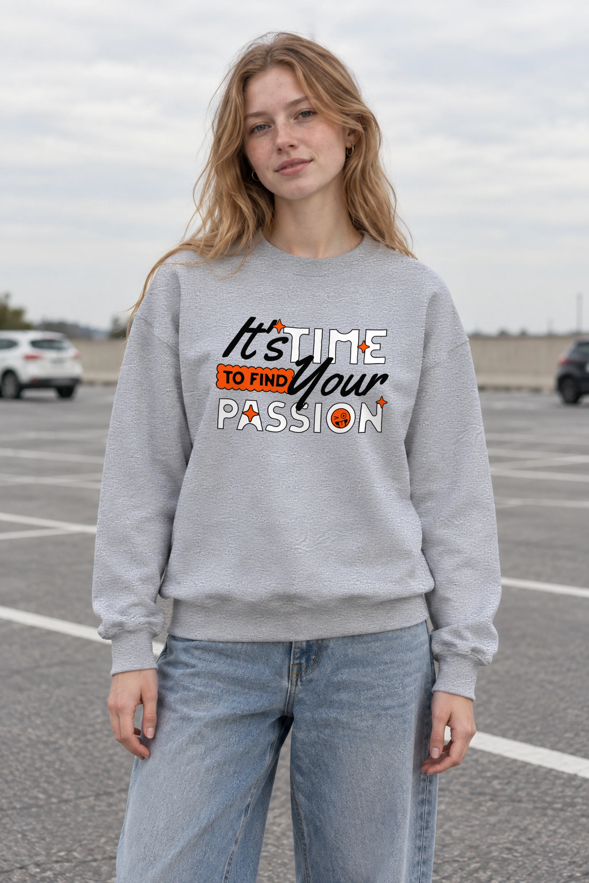 "Find Your Passion" 1 Crewneck Sweatshirt