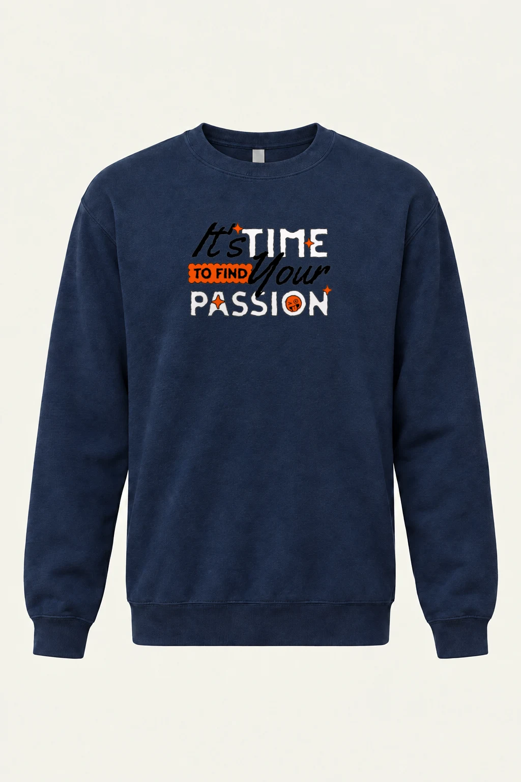 "Find Your Passion" Heavy Blend Unisex Crewneck Sweatshirt | Gildan 18000
