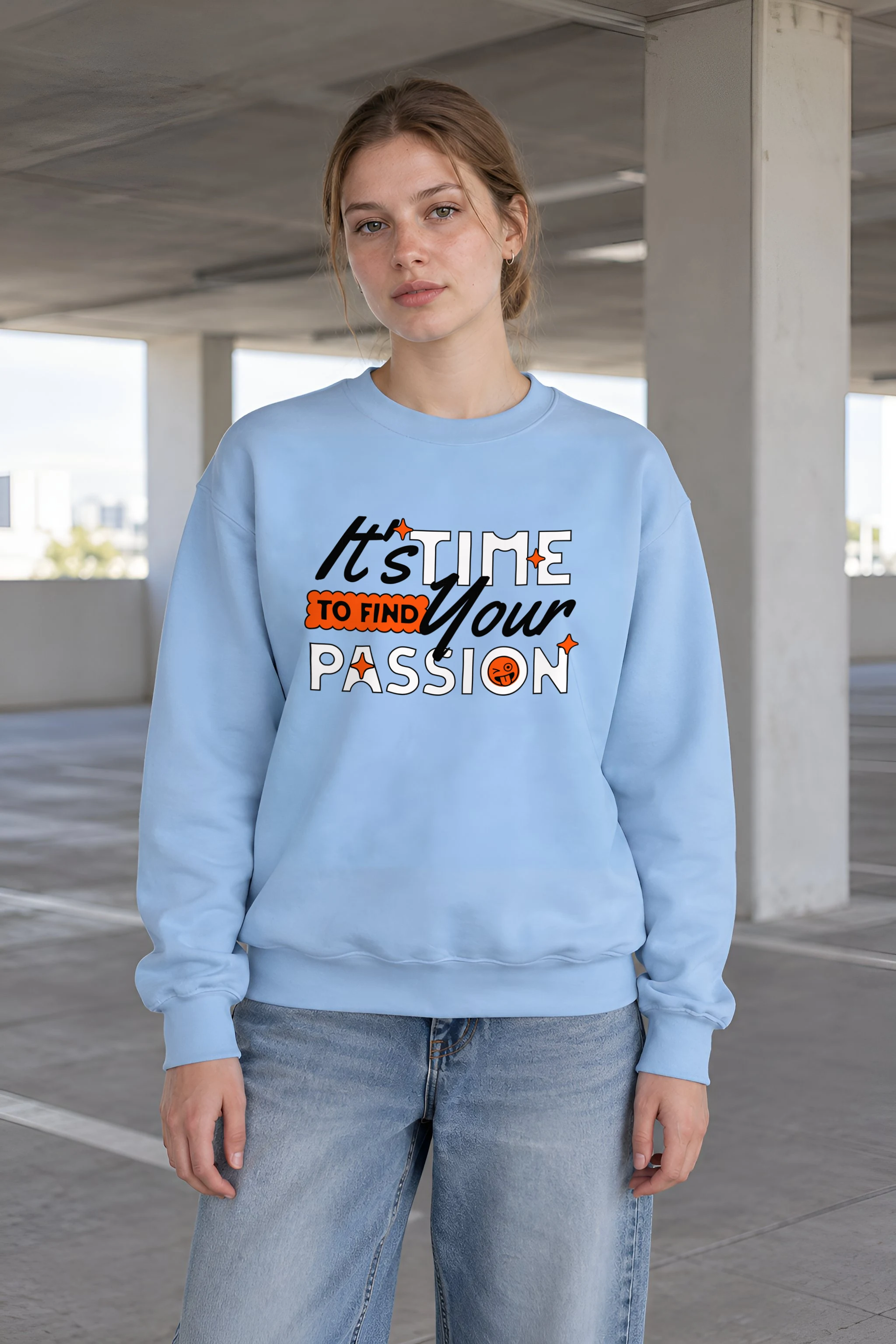 "Find Your Passion" 1 Crewneck Sweatshirt