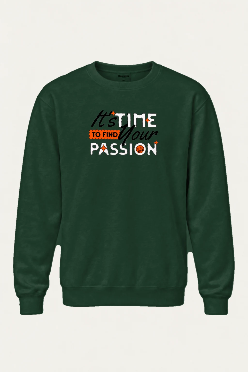 "Find Your Passion" Heavy Blend Unisex Crewneck Sweatshirt | Gildan 18000
