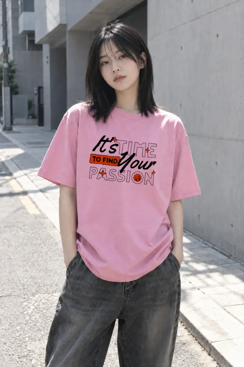 "Find Your Passion" Heavyweight Unisex Crewneck T-shirt | Gildan 5000