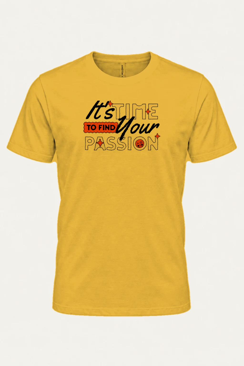 "Find Your Passion" Heavyweight Unisex Crewneck T-shirt | Gildan 5000