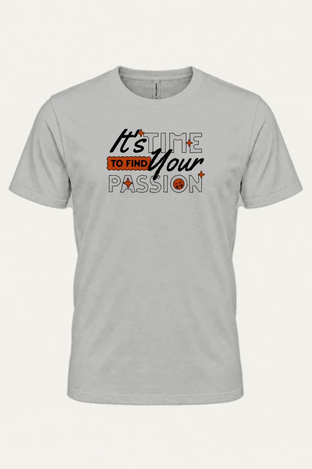 "Find Your Passion" Heavyweight Unisex Crewneck T-shirt | Gildan 5000