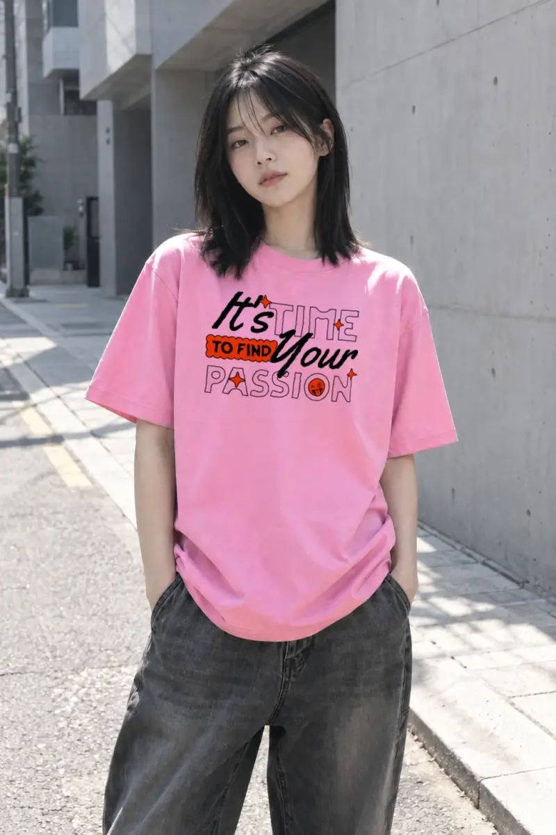 "Find Your Passion" Heavyweight Unisex Crewneck T-shirt | Gildan 5000
