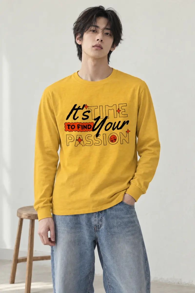 "Find Your Passion" Unisex Longsleeve T-shirt