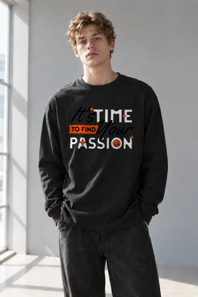 “Find Your Passion” Unisex Longsleeve T-shirt | Gildan 2400