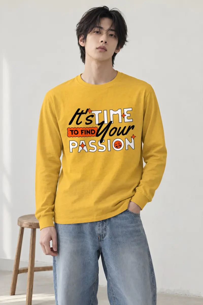 "Find Your Passion" Unisex Longsleeve T-shirt