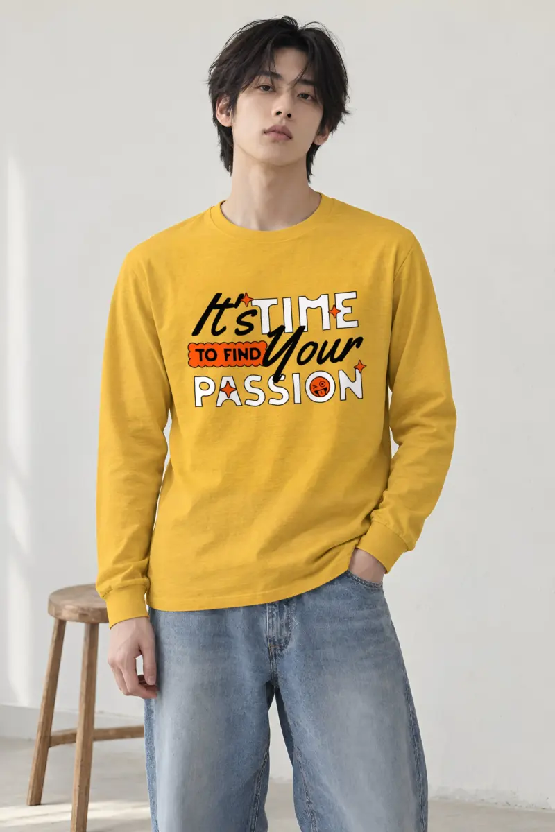 "Find Your Passion" Unisex Longsleeve T-shirt