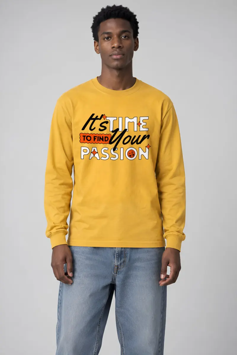 "Find Your Passion" Unisex Longsleeve T-shirt