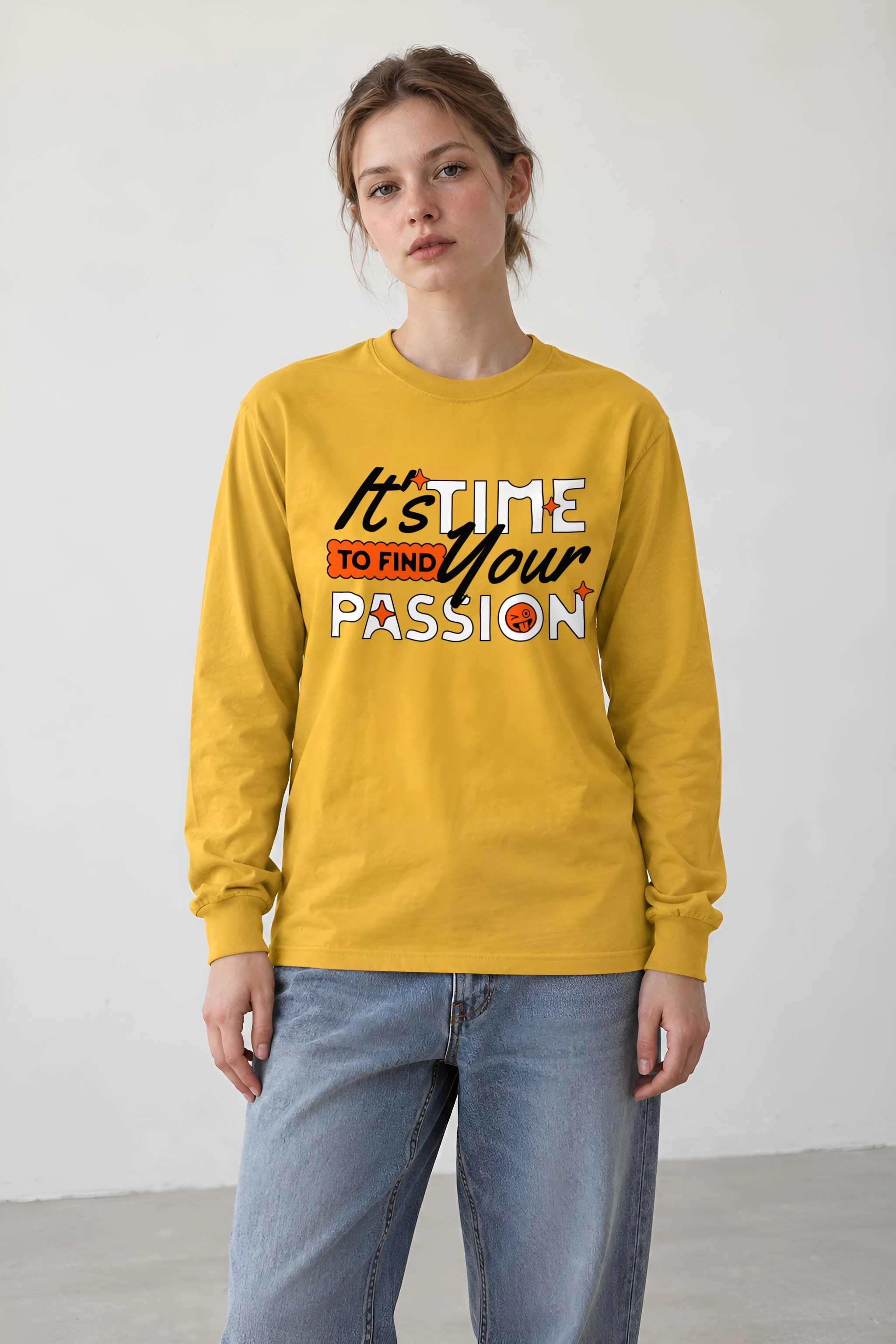 "Find Your Passion" Unisex Longsleeve T-shirt