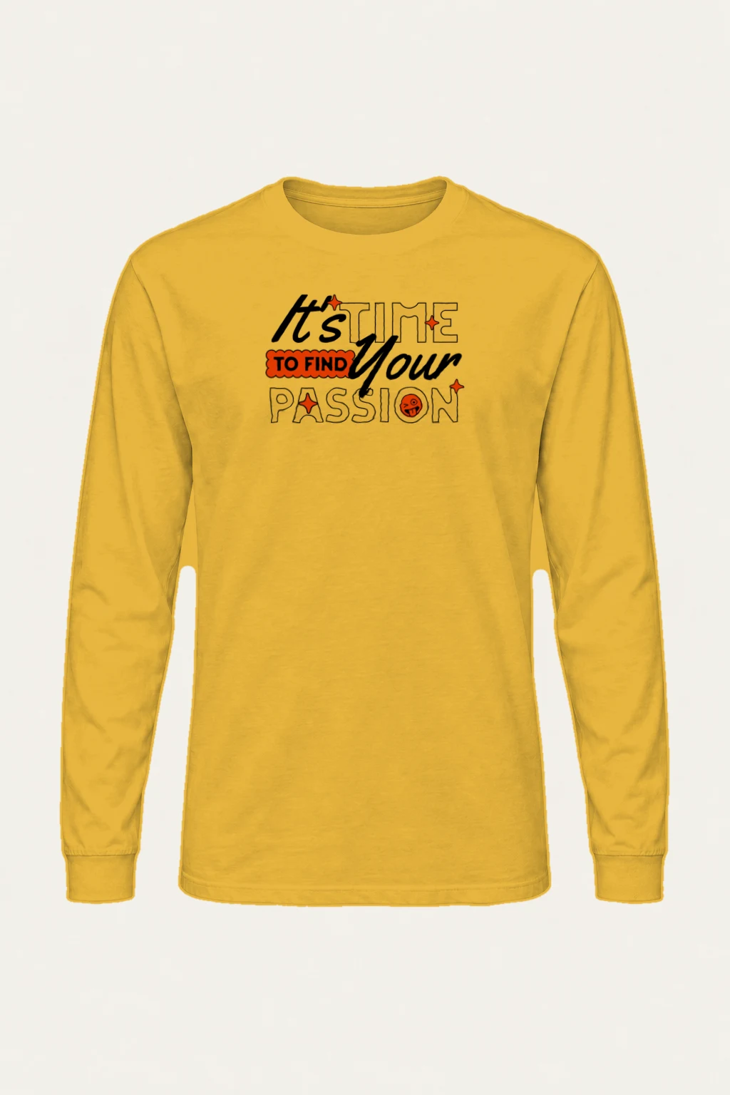 "Find Your Passion" Unisex Longsleeve T-shirt | Gildan 2400
