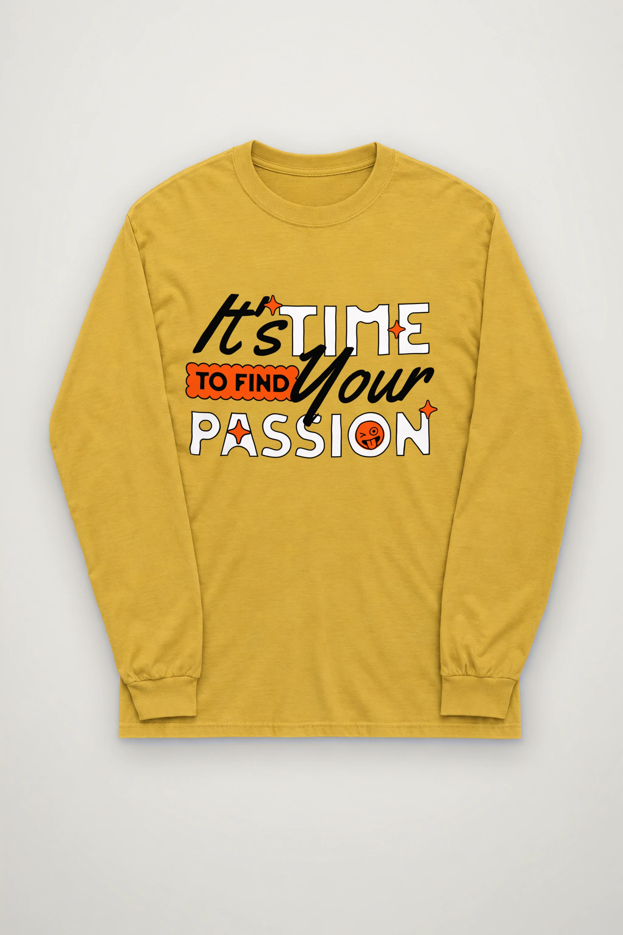 "Find Your Passion" Unisex Longsleeve T-shirt