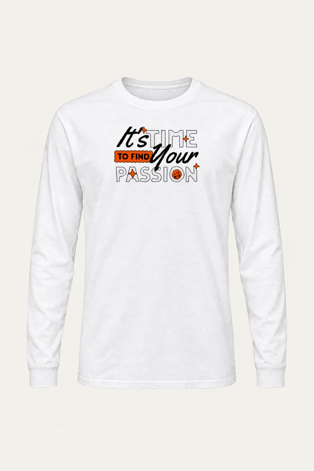 "Find Your Passion" Unisex Longsleeve T-shirt | Gildan 2400