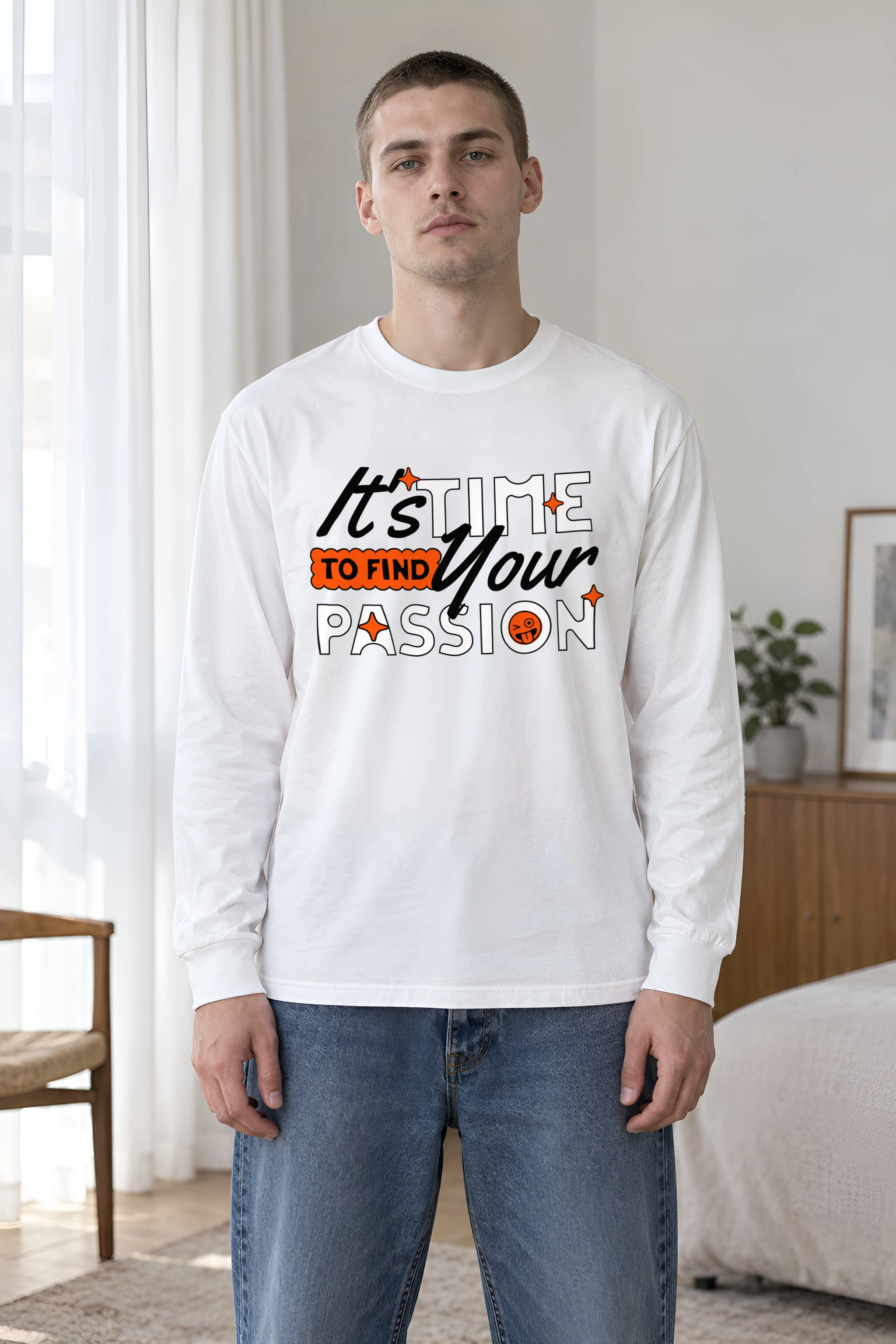 "Find Your Passion" Unisex Longsleeve T-shirt