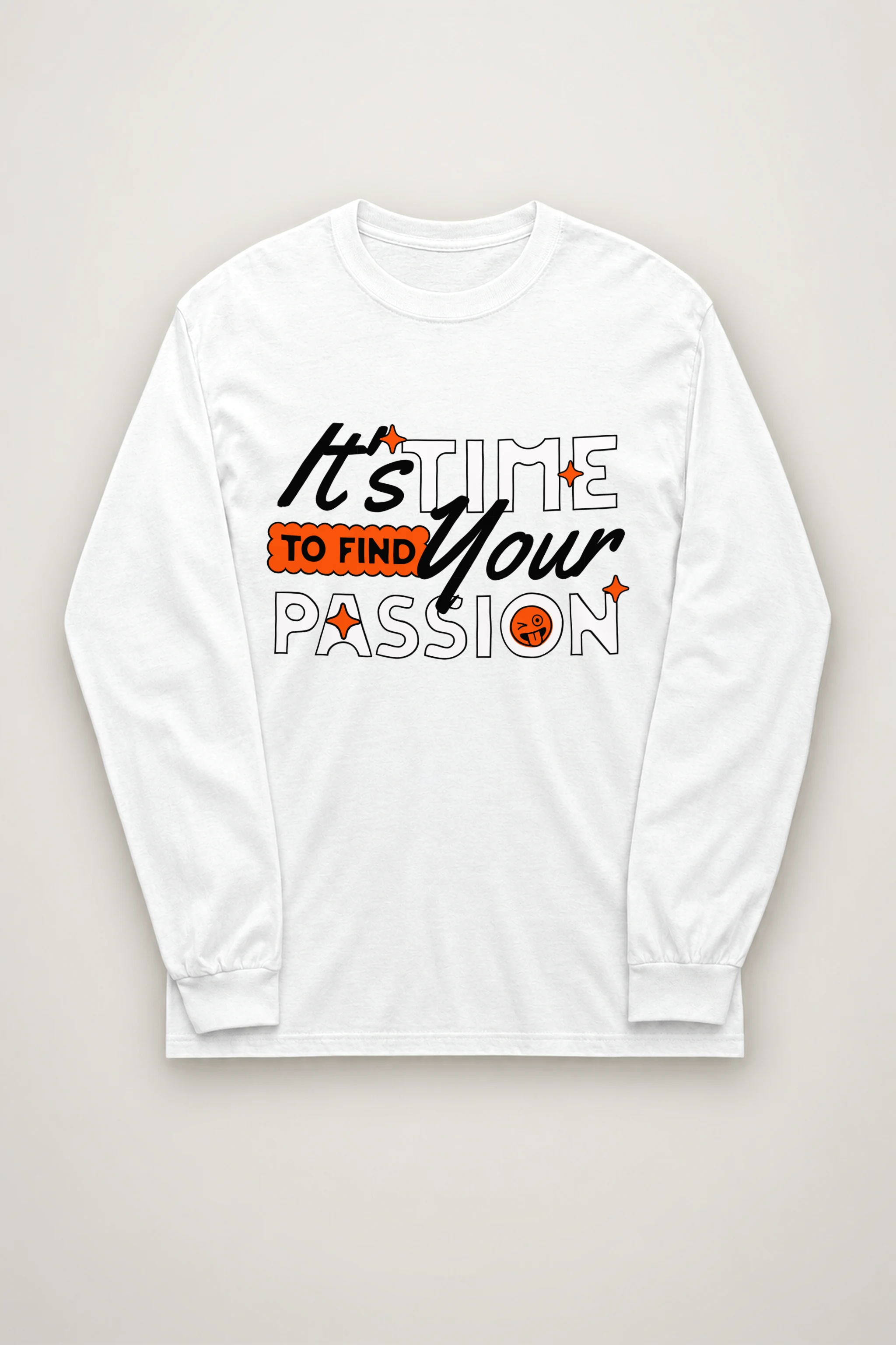 "Find Your Passion" Unisex Longsleeve T-shirt