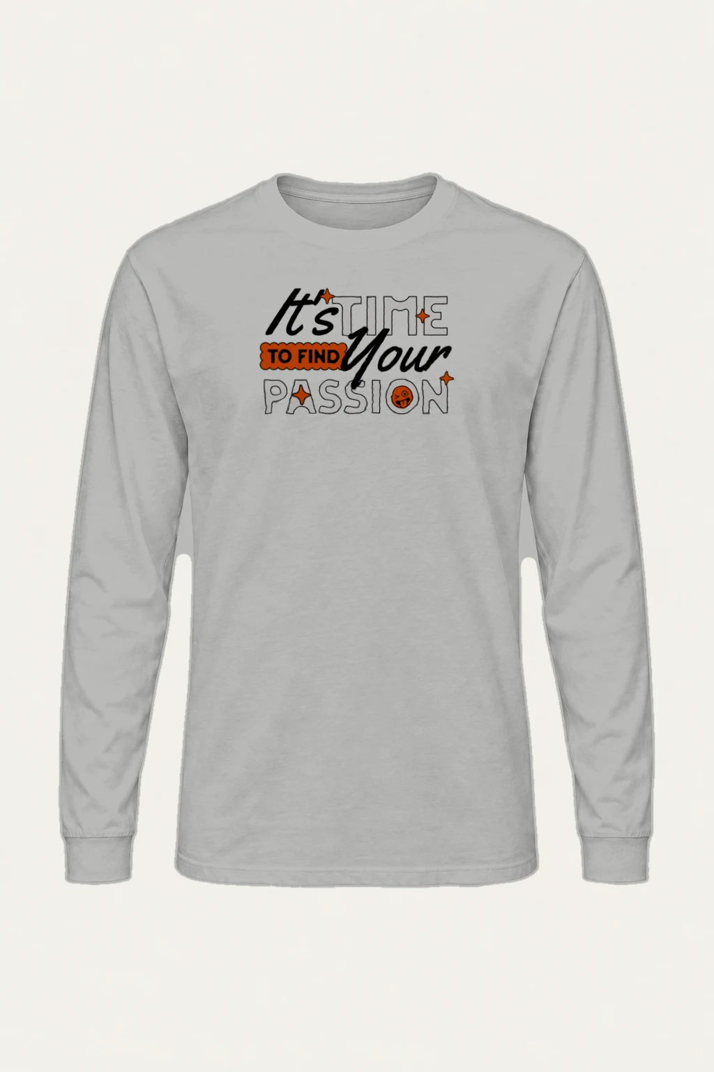"Find Your Passion" Unisex Longsleeve T-shirt | Gildan 2400