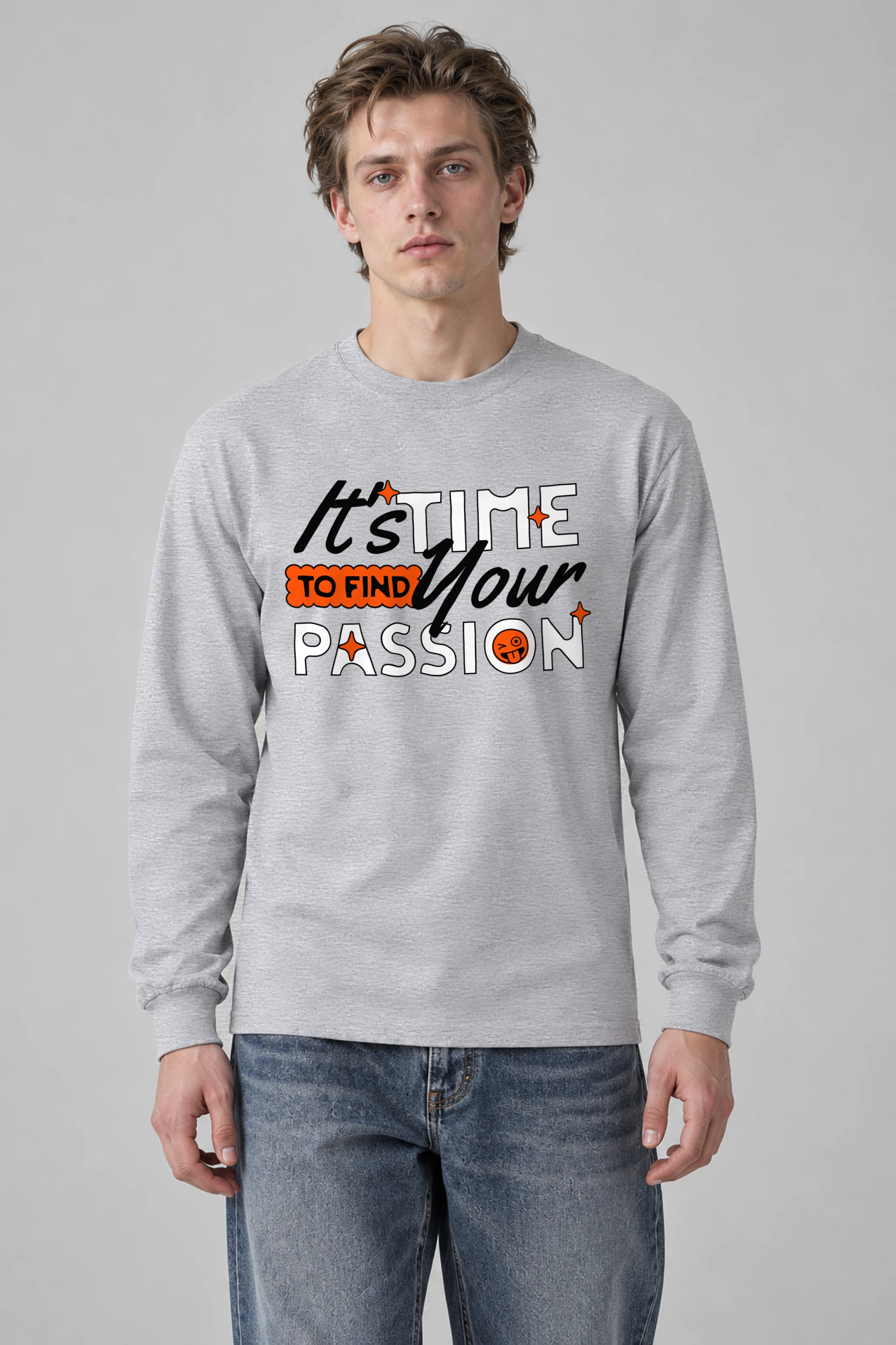 "Find Your Passion" Unisex Longsleeve T-shirt
