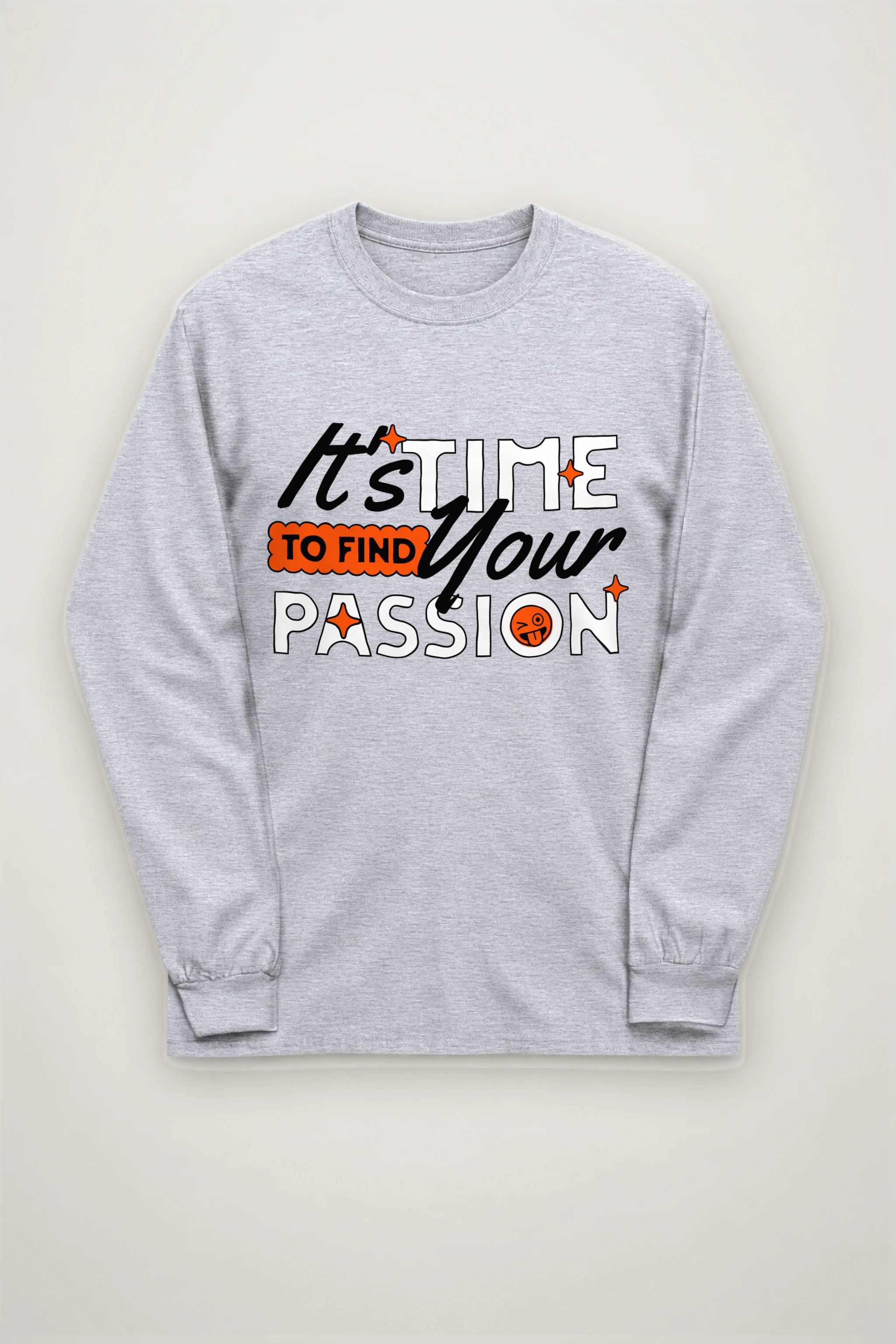 "Find Your Passion" Unisex Longsleeve T-shirt