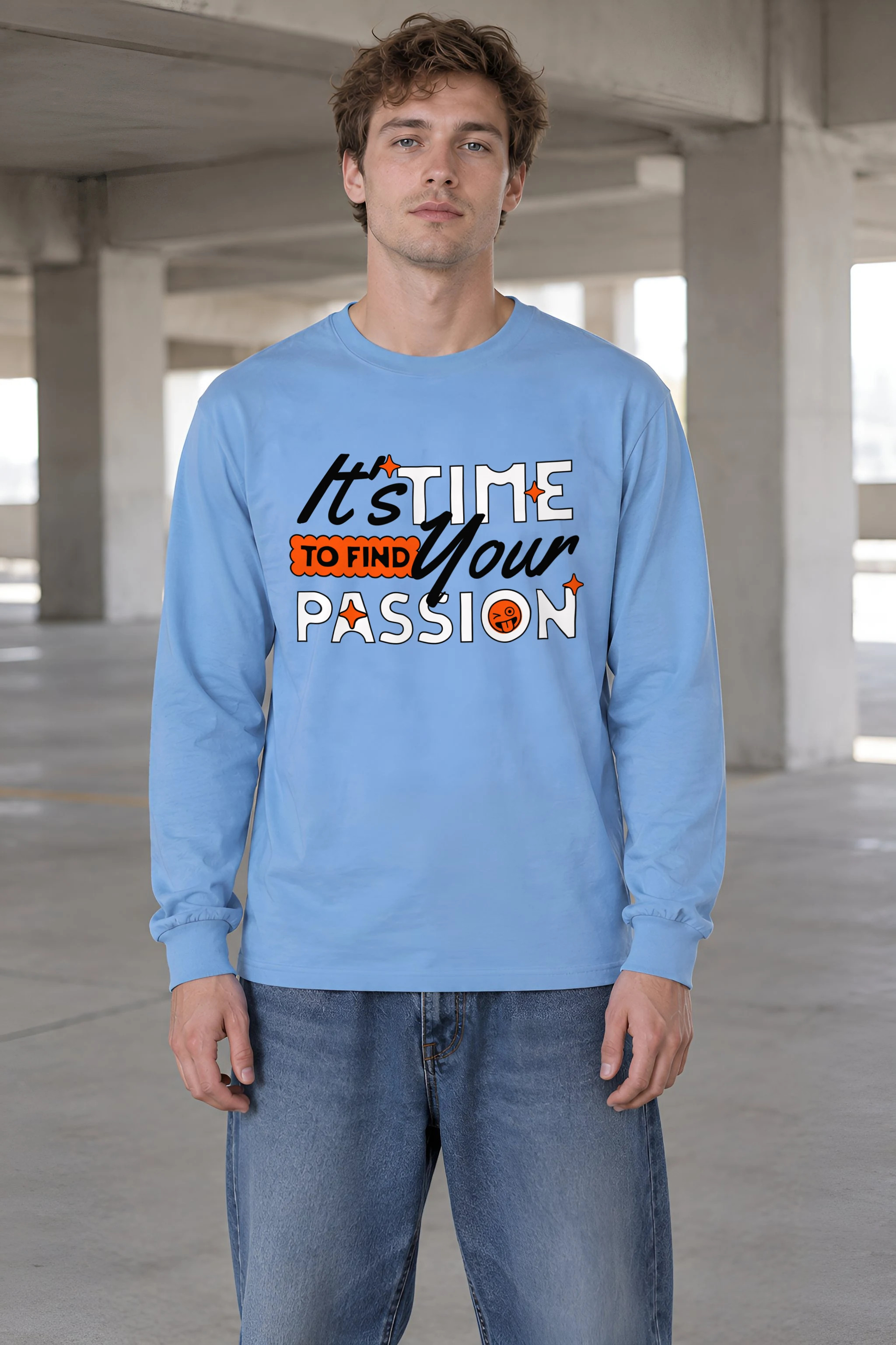 "Find Your Passion" Unisex Longsleeve T-shirt