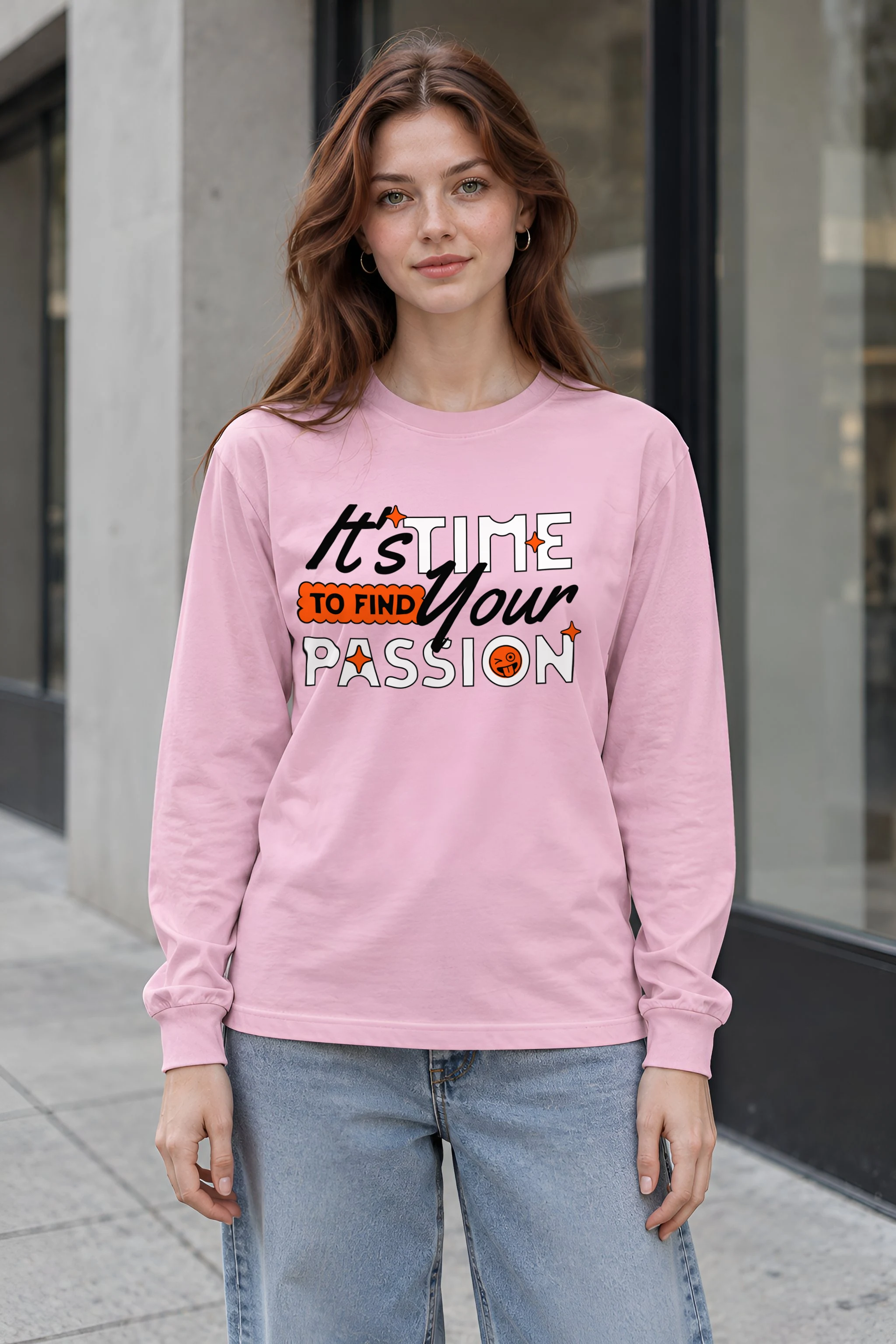 "Find Your Passion" Unisex Longsleeve T-shirt