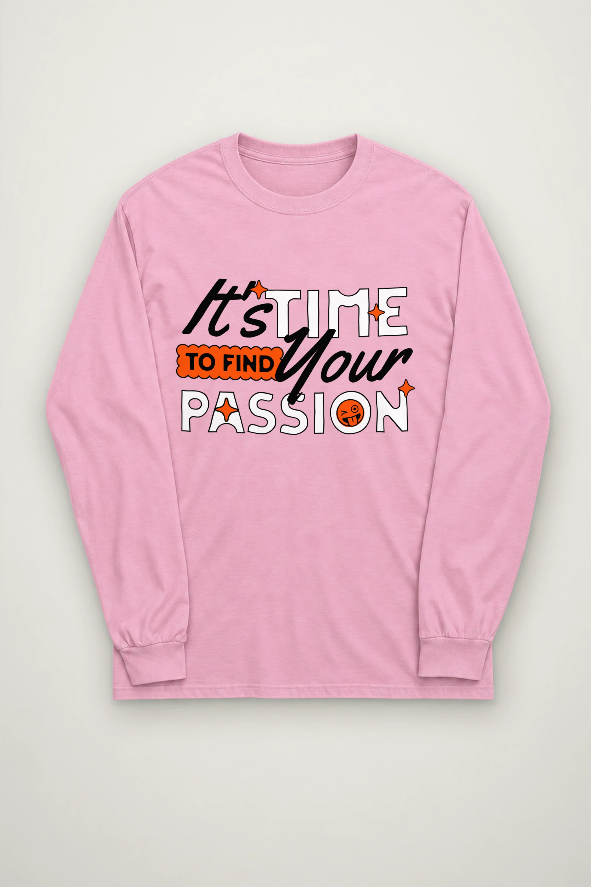 "Find Your Passion" Unisex Longsleeve T-shirt