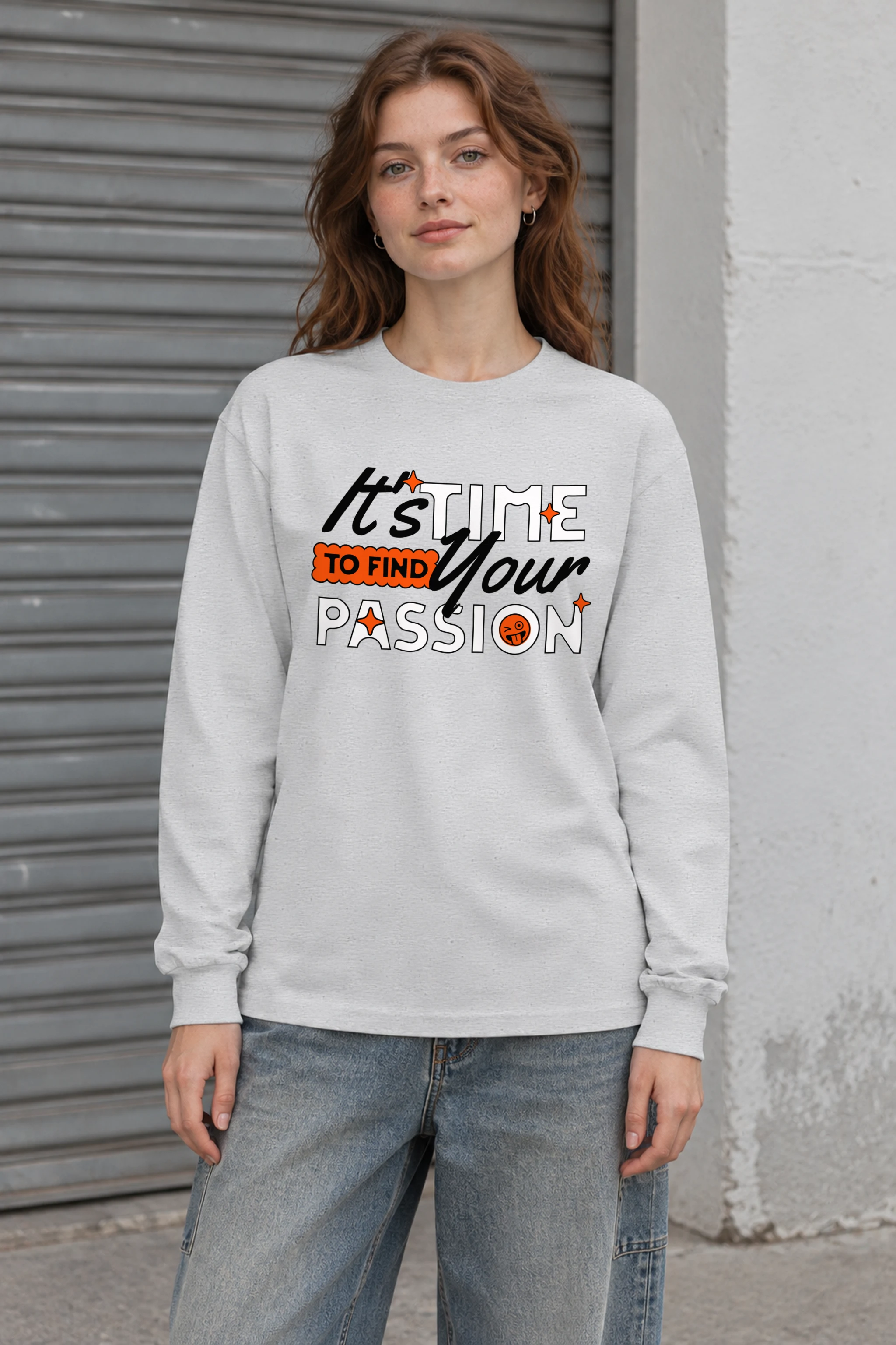"Find Your Passion" Unisex Longsleeve T-shirt