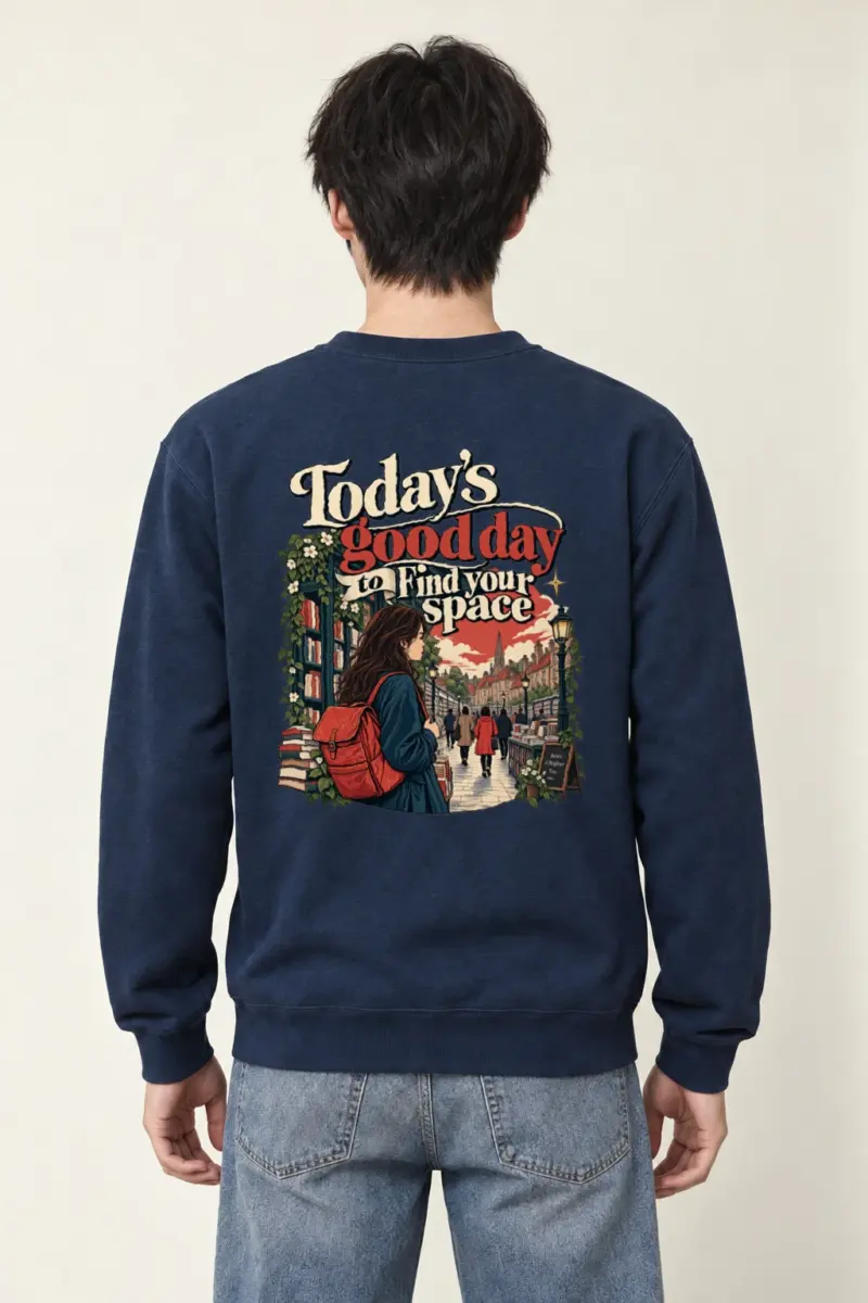 "Find Your Space" Heavy Blend Unisex Crewneck Sweatshirt