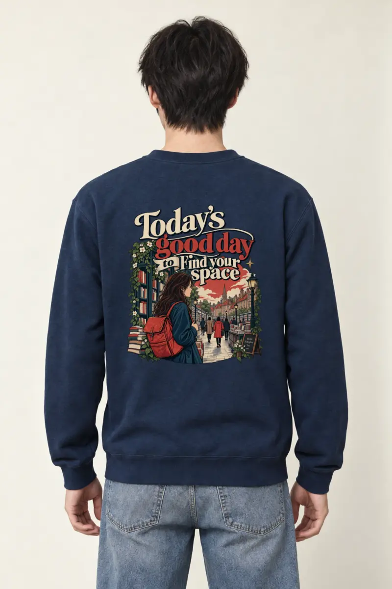 "Find Your Space" Heavy Blend Unisex Crewneck Sweatshirt