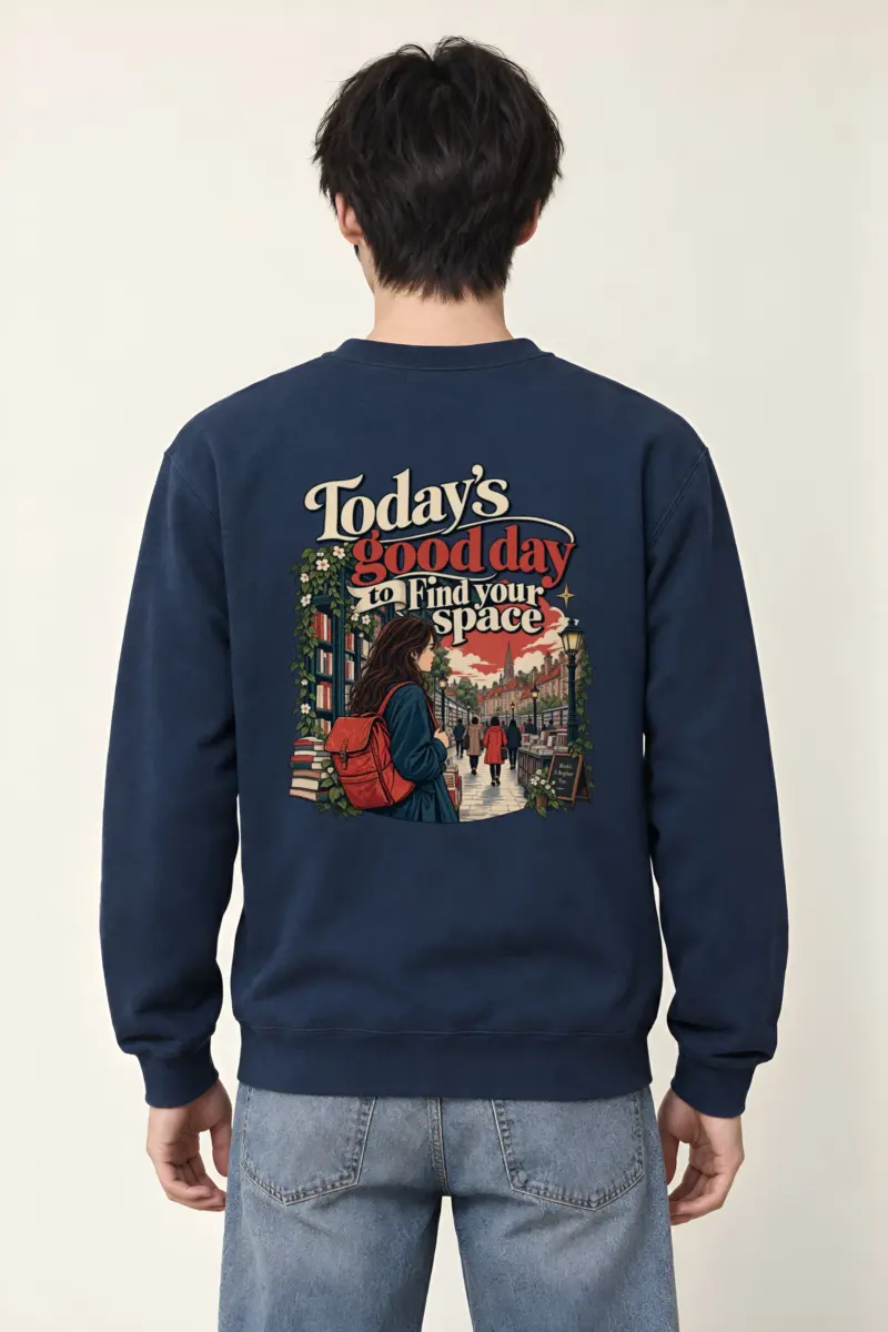 "Find Your Space" Heavy Blend Unisex Crewneck Sweatshirt