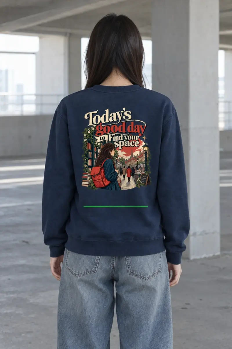 "Find Your Space" Heavy Blend Unisex Crewneck Sweatshirt | Gildan 18000