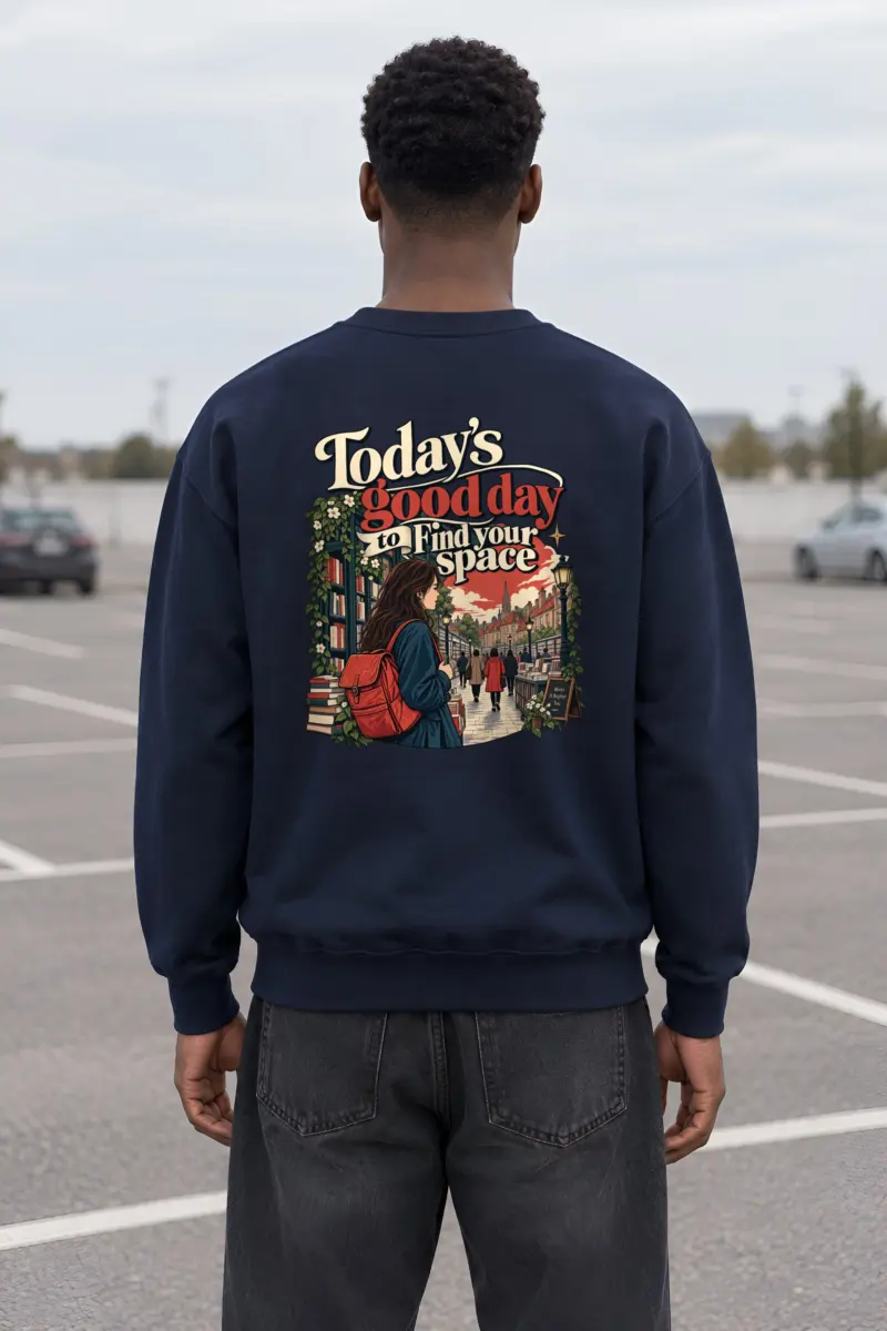 "Find Your Space" Heavy Blend Unisex Crewneck Sweatshirt