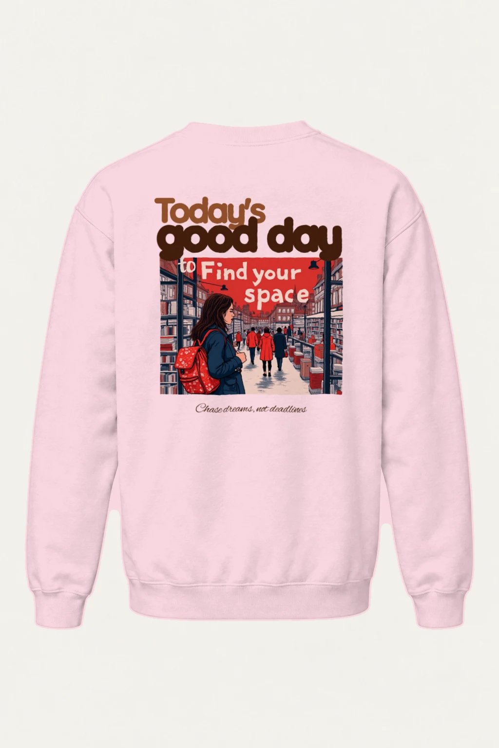 "Find Your Space" Heavy Blend Unisex Crewneck Sweatshirt | Gildan 18000