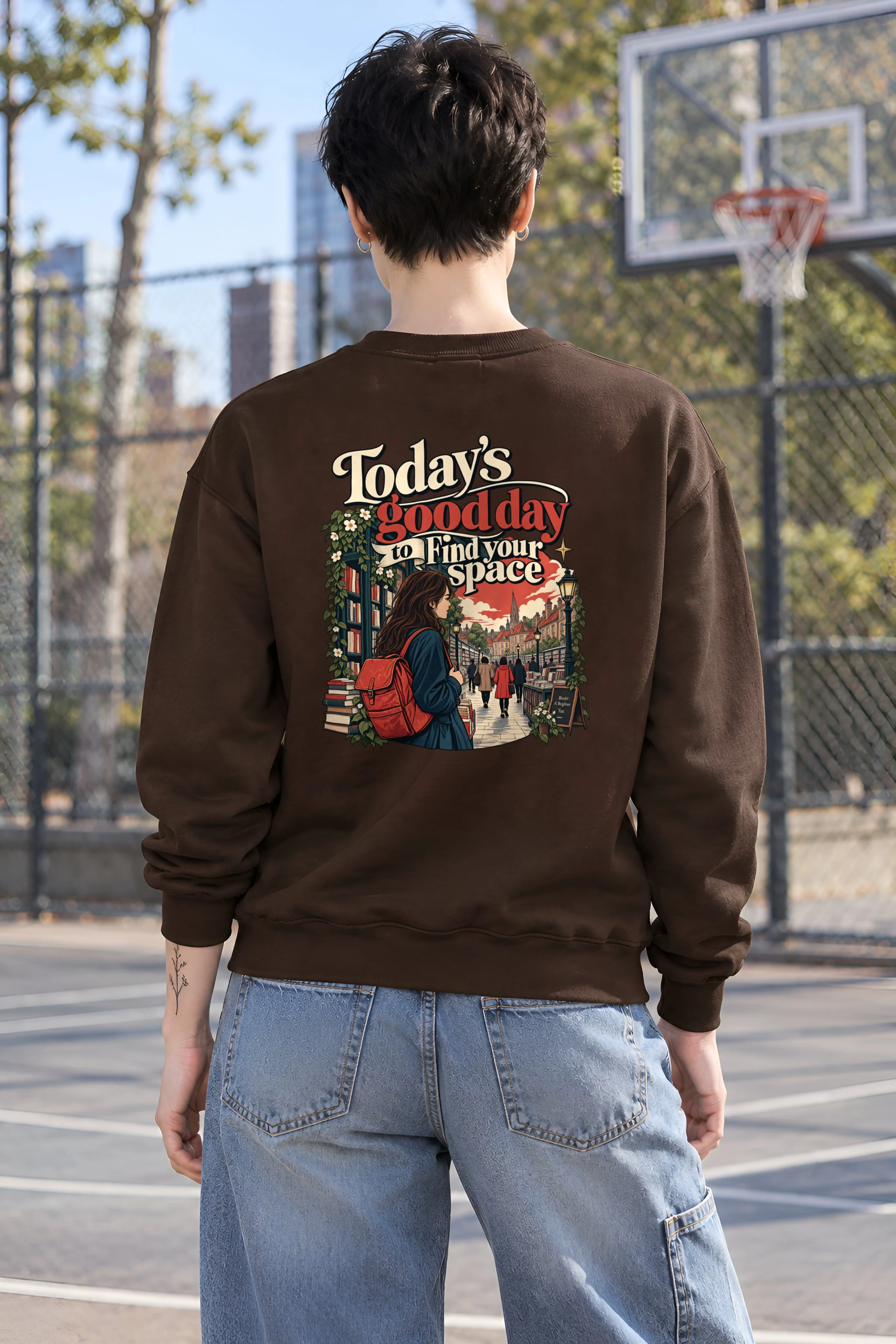 "Find Your Space" 1 Crewneck Sweatshirt