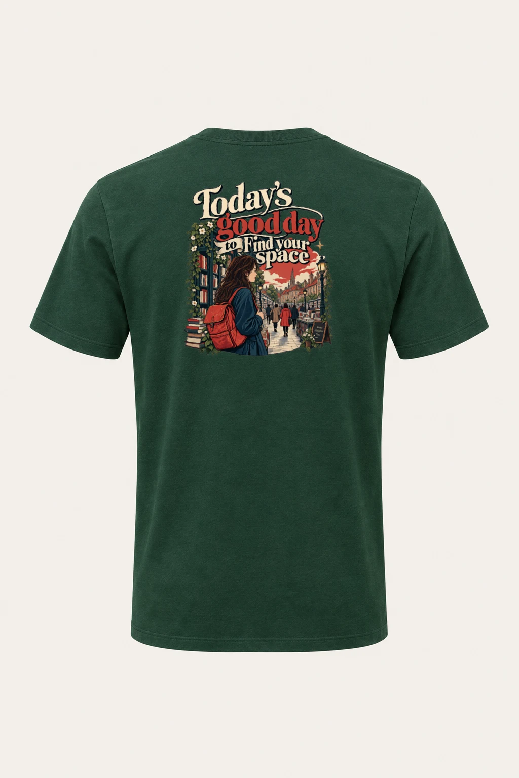 "Find Your Space" Heavyweight Unisex Crewneck T-shirt | Gildan 5000