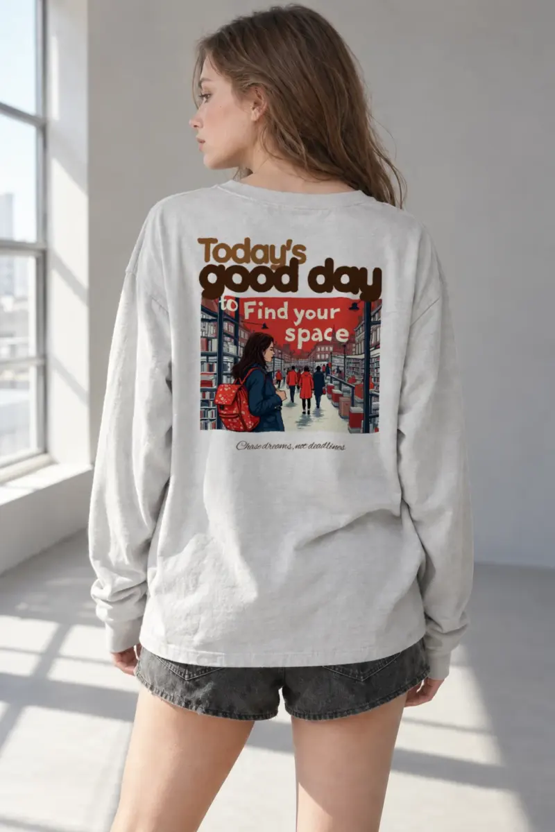 “Find Your Space” Unisex Longsleeve T-shirt | Gildan 2400